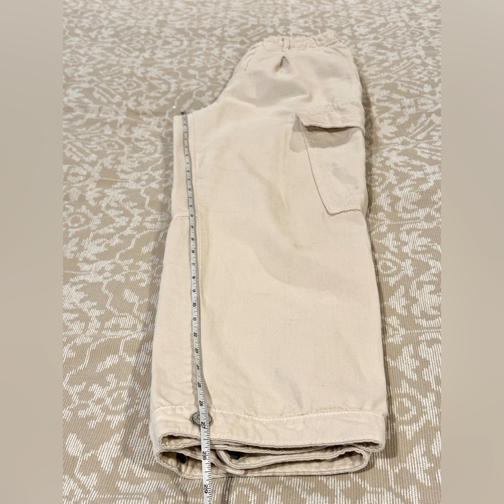 Free People • We The Free First Light Utility Pants • 4 • Almond Milk - Picture 9 of 12